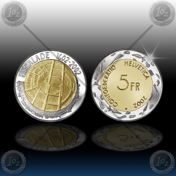 ŠVICA 5 Frankov 2002 "Geneva"